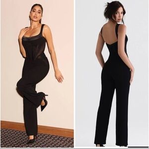 House of CB Mylene Stretch Crepe Jumpsuit